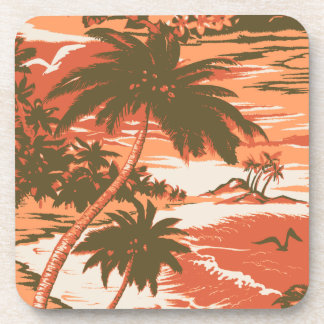 Napili Bay Hawaiian Cork-backed Coasters
