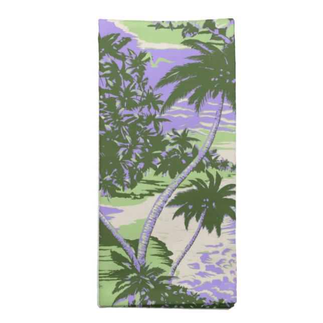 Napili Bay Hawaiian Dinner Napkins (Folded)