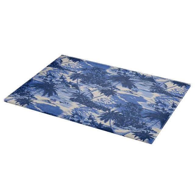 Napili Bay Hawaiian Glass Cutting Board (Corner)