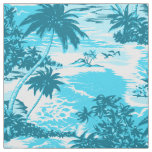 Napili Bay Hawaiian Island Scenic Aloha Print Fabric