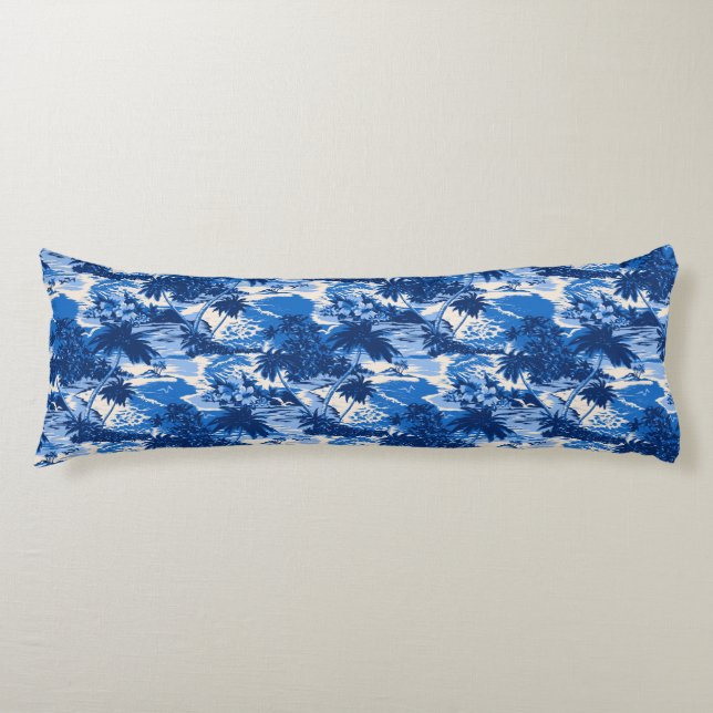 Napili Bay Hawaiian Island Scenic Body Pillow (Front)