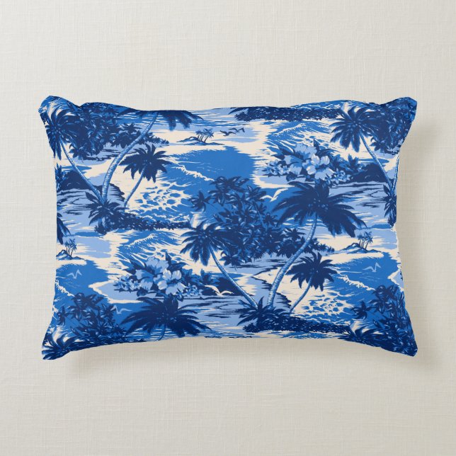 Napili Bay Hawaiian Island Scenic Decorative Pillow (Front)