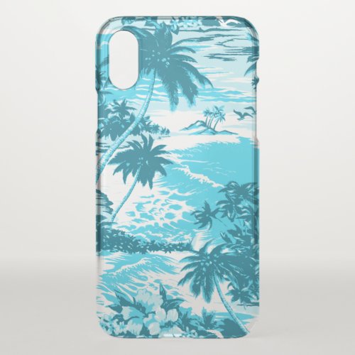 Napili Bay Hawaiian Island Scenic Turquoise iPhone X Case