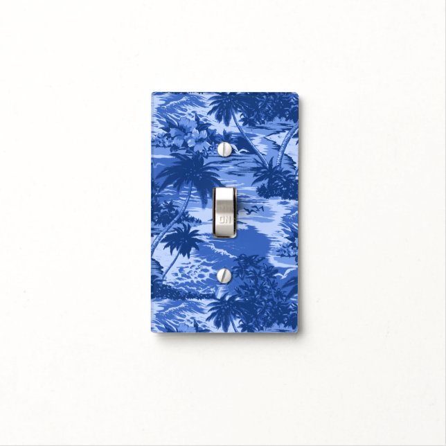 Napili Bay Hawaiian Light Switch Cover (In Situ)