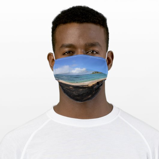 Napili Beach Maui Face Mask (Worn)
