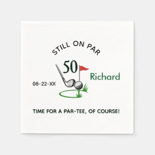 NAPKIN 50th Birthday Party Golf Theme Party