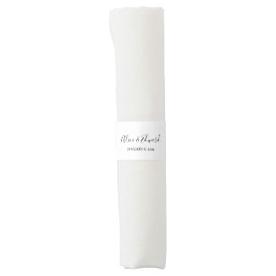 Napkin band, napkin ring, wedding modern bands