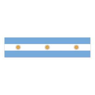 Napkin Band with flag of Argentina