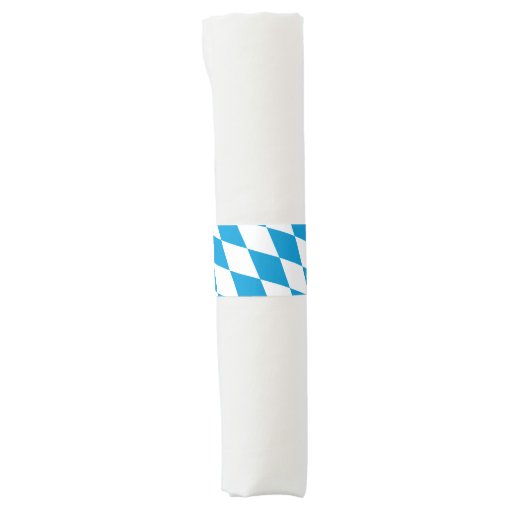 Napkin Band with flag of Bavaria, Germany Zazzle
