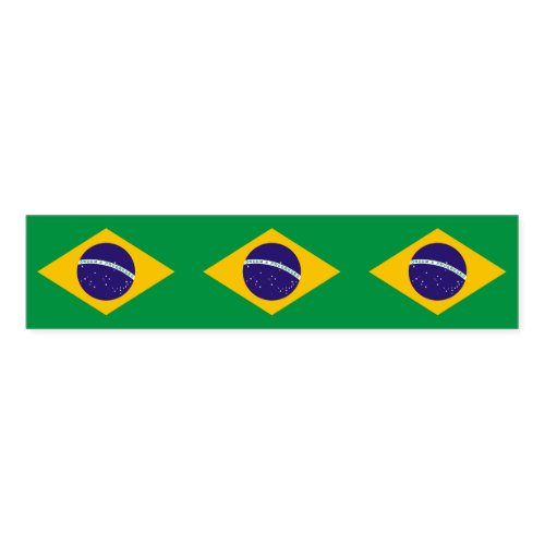 Napkin Band with flag of Brazil