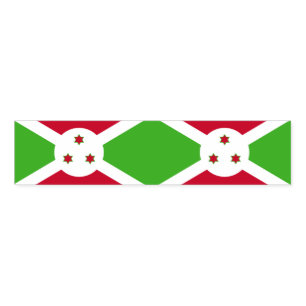 Napkin Band with flag of Burundi