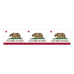Napkin Band with flag of California, USA