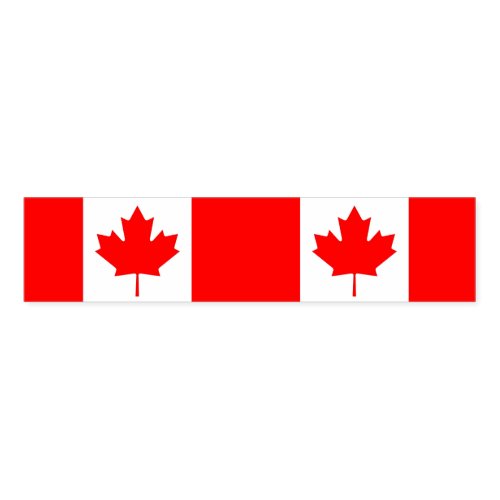 Napkin Band with flag of Canada