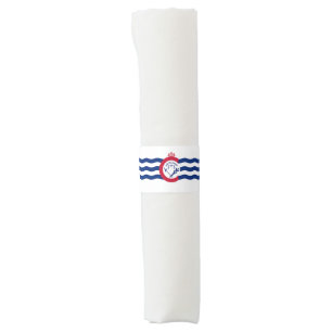 Napkin Band with flag of Cincinnati, Ohio, USA