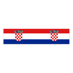 Napkin Band with flag of Croatia