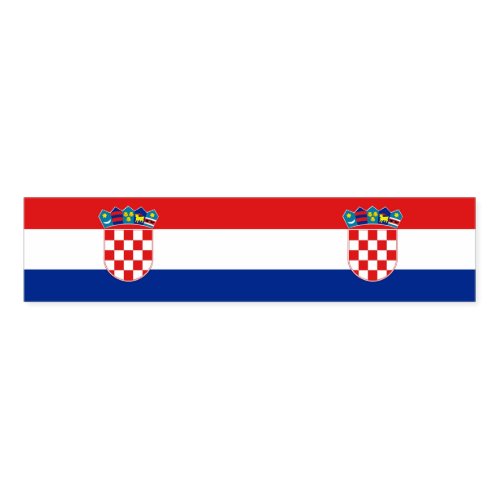 Napkin Band with flag of Croatia