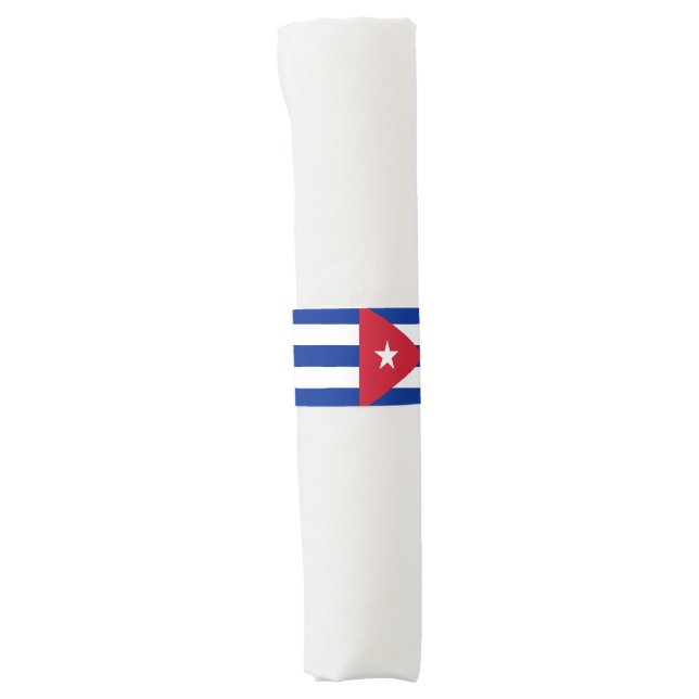 Napkin Band with flag of Cuba (Front)