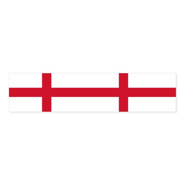 Napkin Band with flag of England, United Kingdom (Unfolded)
