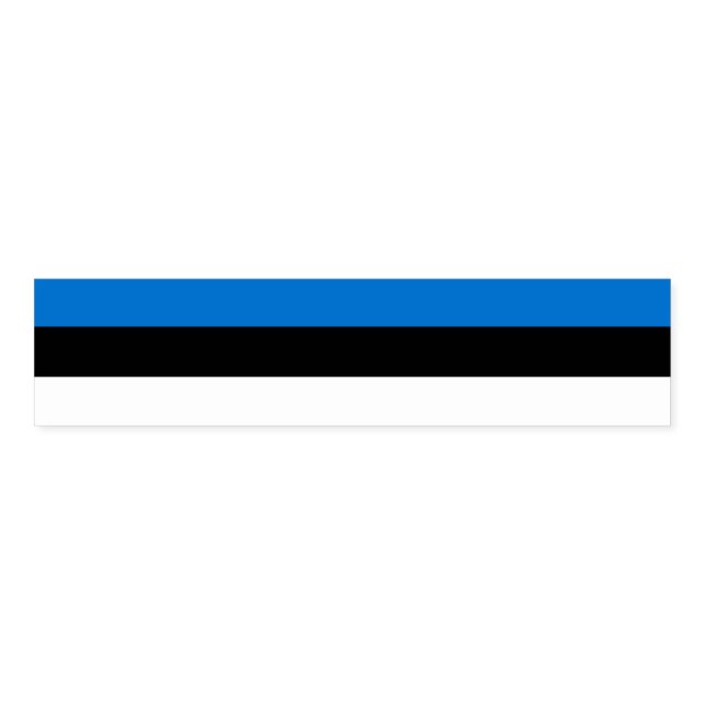 Napkin Band with flag of Estonia (Unfolded)