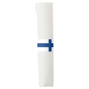 Napkin Band with flag of Finland