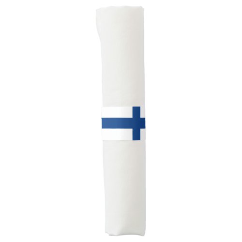 Napkin Band with flag of Finland