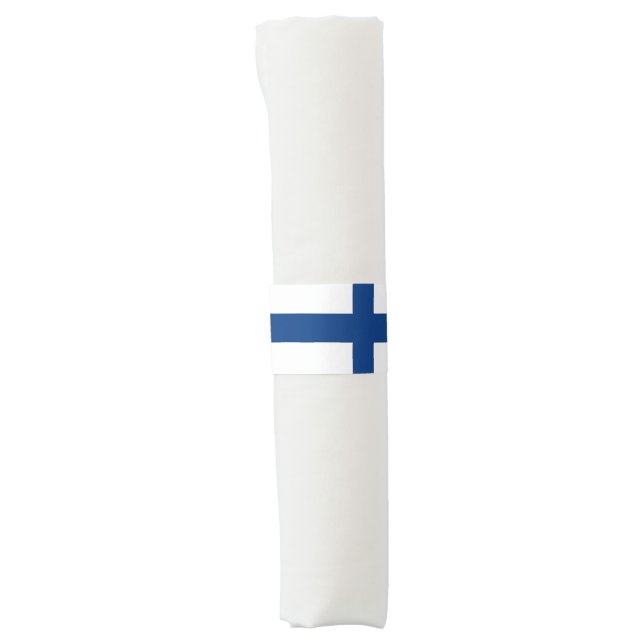 Napkin Band with flag of Finland (Front)