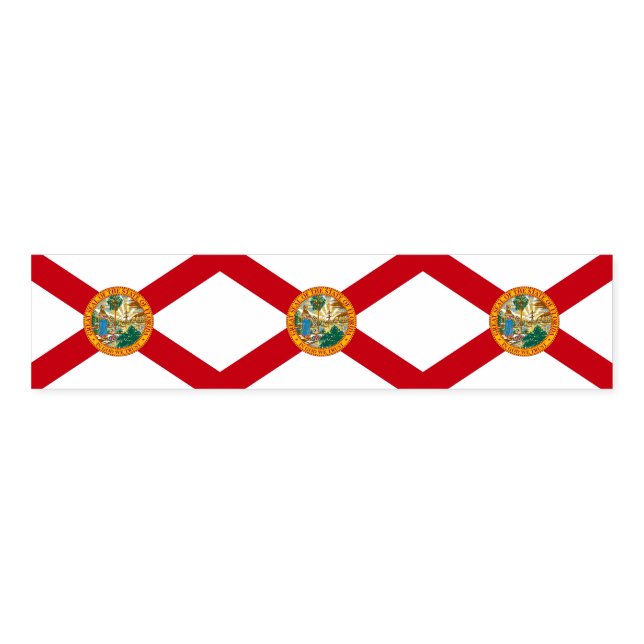 Napkin Band with flag of Florida, USA (Unfolded)