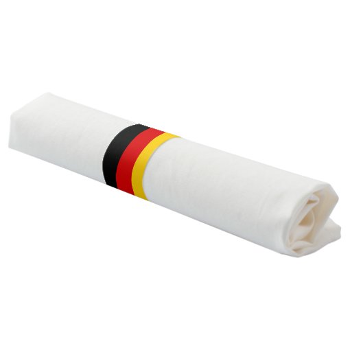 Napkin Band with flag of Germany Zazzle