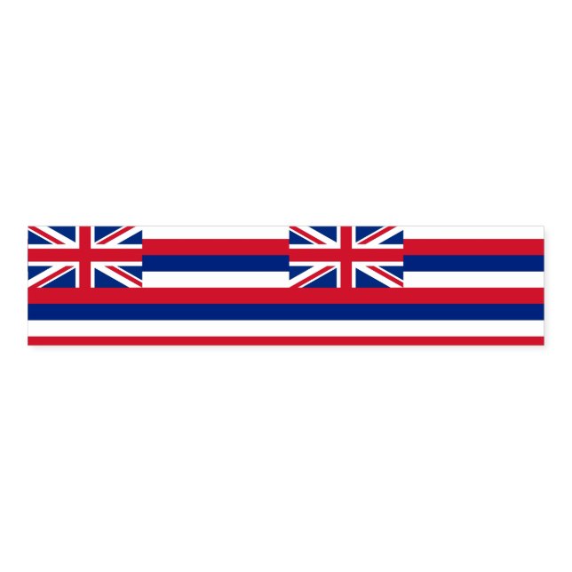 Napkin Band with flag of Hawaii, USA (Unfolded)