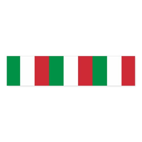 Napkin Band with flag of Italy