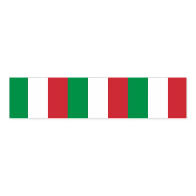 Napkin Band with flag of Italy (Unfolded)