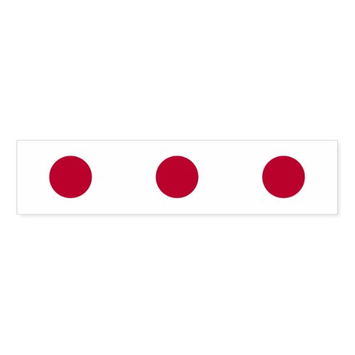 Napkin Band with flag of Japan
