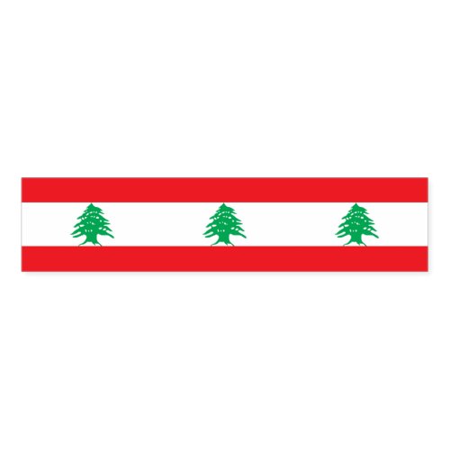 Napkin Band with flag of Lebanon