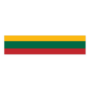 Napkin Band with flag of Lithuania