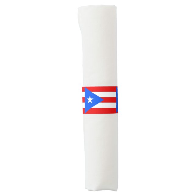 Napkin Band with flag of Puerto Rico, USA (Front)