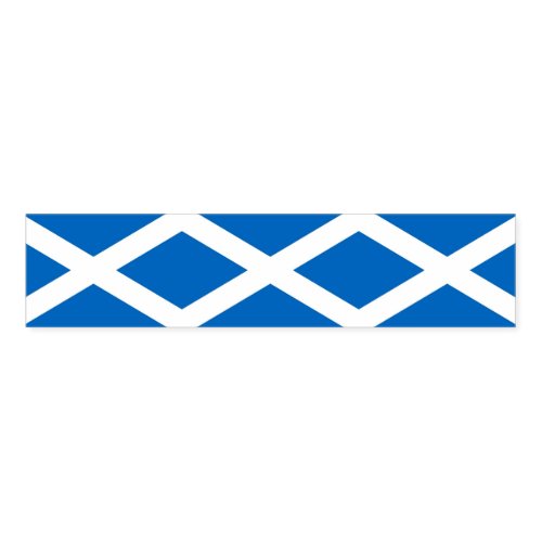Napkin Band with flag of Scotland UK