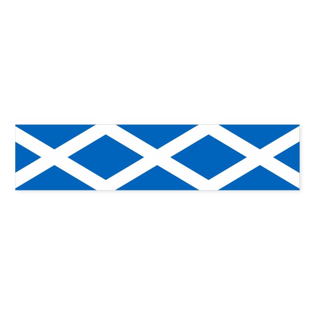 Napkin Band with flag of Scotland, UK (Unfolded)