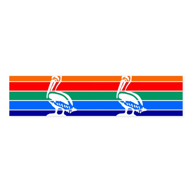 Napkin Band with flag of St. Petersburg (Unfolded)