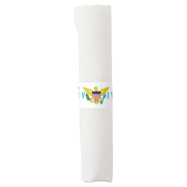 Napkin Band with flag of Virgin Island, USA (Front)