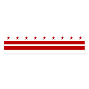 Napkin Band with flag of Washington DC, USA