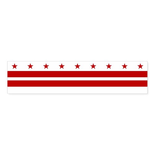 Napkin Band with flag of Washington DC USA