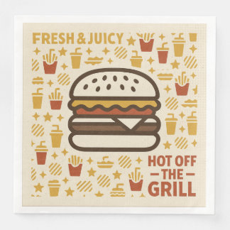 Napkin Design for Hamburger 2026