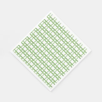 Napkin - Green Fibers Woven