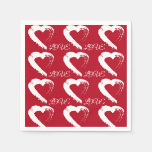 Napkin Moon Heart