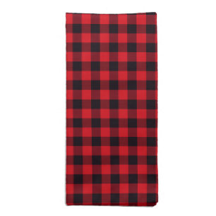 Napkin-Set Of Four-Buffalo Plaid Cloth Napkin