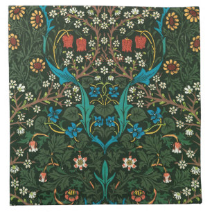 NAPKIN WITH WILLIAM MORRIS "TULIPS" DESIGN