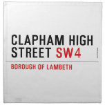 clapham high street  Napkins