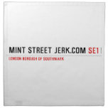 mint street jerk.com  Napkins