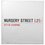 Nursery Street  Napkins