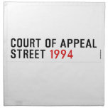 COURT OF APPEAL STREET  Napkins